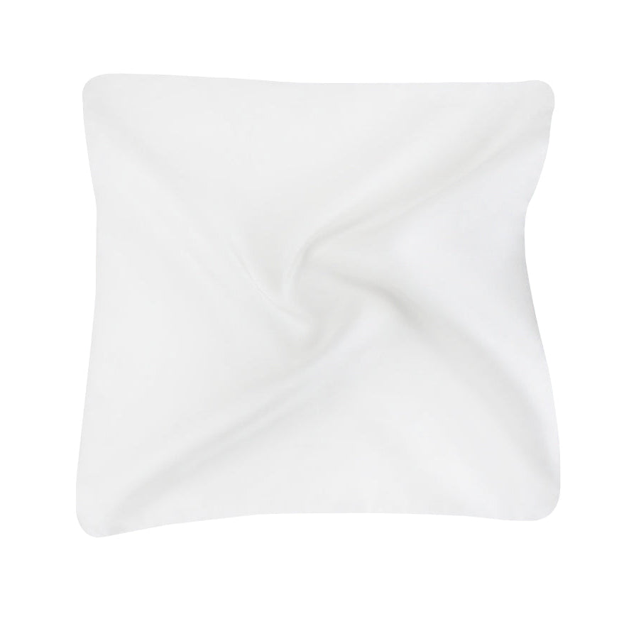 Karin Herzog White Silk Towel 7.5 x 7.5 inches Karin Herzog