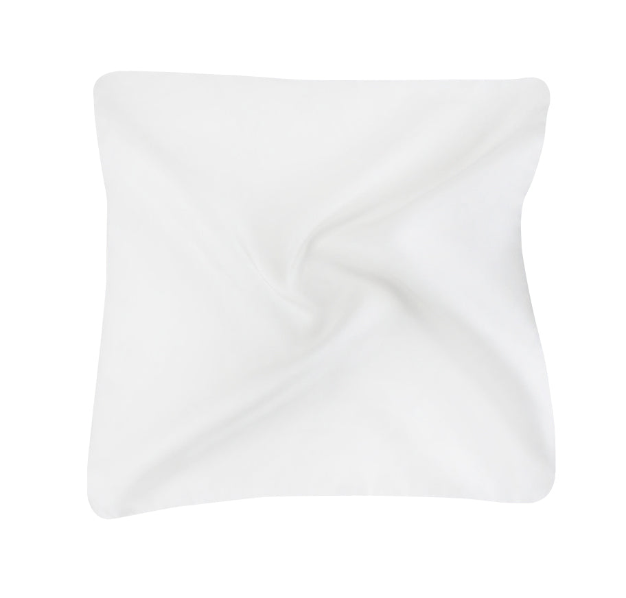 Karin Herzog White Silk Towel 7.5 x 7.5 inches Karin Herzog